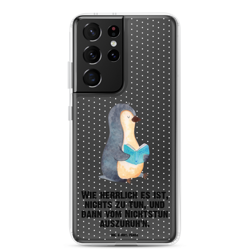 Handyhülle Pinguin Buch Handyhülle, Handycover, Transparente Handyhülle, Flexible Handyhülle, Handyschutz, Transparent, Durchsichtig, Schutzhülle für Handy, Stilvolle Handyhülle, Robuste Handyhülle, Schutz vor Kratzern, Schützende Handyhülle, Pinguin, Pinguine, Buch, Lesen, Bücherwurm, Nichtstun, Faulenzen, Ferien, Urlaub, Freizeit