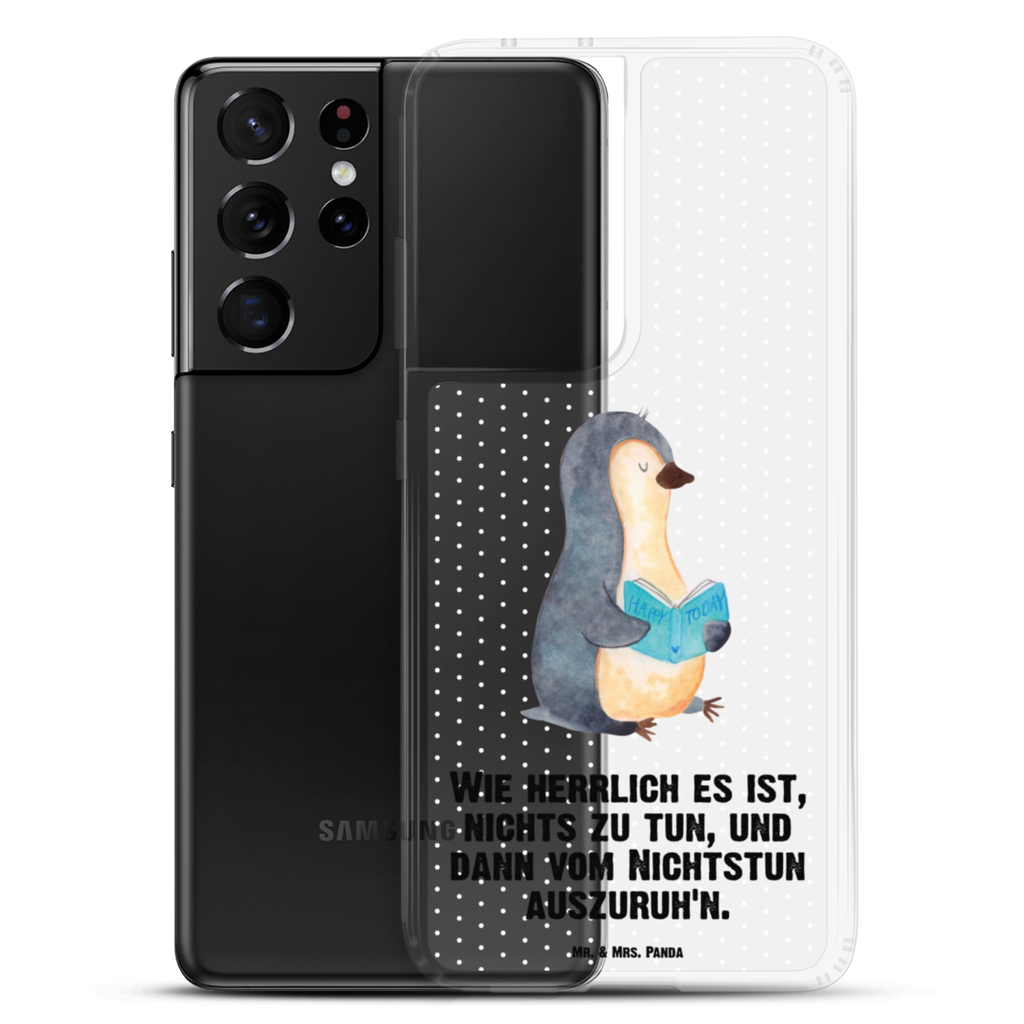 Handyhülle Pinguin Buch Handyhülle, Handycover, Transparente Handyhülle, Flexible Handyhülle, Handyschutz, Transparent, Durchsichtig, Schutzhülle für Handy, Stilvolle Handyhülle, Robuste Handyhülle, Schutz vor Kratzern, Schützende Handyhülle, Pinguin, Pinguine, Buch, Lesen, Bücherwurm, Nichtstun, Faulenzen, Ferien, Urlaub, Freizeit