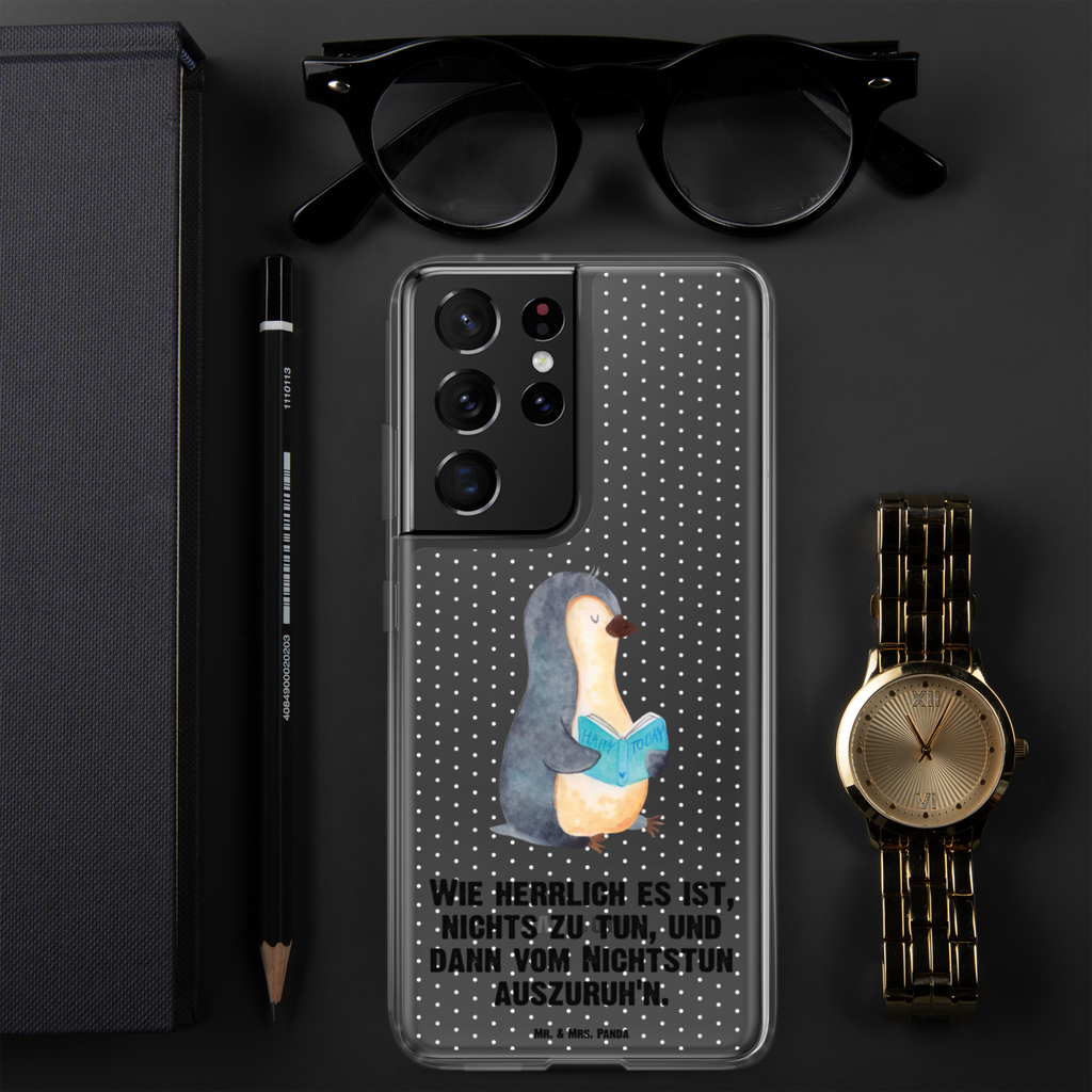 Handyhülle Pinguin Buch Handyhülle, Handycover, Transparente Handyhülle, Flexible Handyhülle, Handyschutz, Transparent, Durchsichtig, Schutzhülle für Handy, Stilvolle Handyhülle, Robuste Handyhülle, Schutz vor Kratzern, Schützende Handyhülle, Pinguin, Pinguine, Buch, Lesen, Bücherwurm, Nichtstun, Faulenzen, Ferien, Urlaub, Freizeit