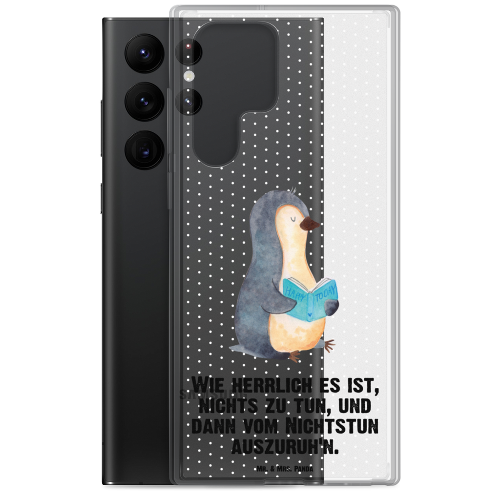 Handyhülle Pinguin Buch Handyhülle, Handycover, Transparente Handyhülle, Flexible Handyhülle, Handyschutz, Transparent, Durchsichtig, Schutzhülle für Handy, Stilvolle Handyhülle, Robuste Handyhülle, Schutz vor Kratzern, Schützende Handyhülle, Pinguin, Pinguine, Buch, Lesen, Bücherwurm, Nichtstun, Faulenzen, Ferien, Urlaub, Freizeit