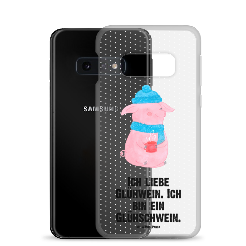 Handyhülle Glühschwein Glühschwein, Glühwein, Weihnachtsmarkt, Punsch Handyhülle, Handycover, Transparente Handyhülle, Flexible Handyhülle, Handyschutz, Transparent, Durchsichtig, Schutzhülle für Handy, Stilvolle Handyhülle, Robuste Handyhülle, Schutz vor Kratzern, Schützende Handyhülle  Winter, Weihnachten, Weihnachtsdeko, Nikolaus, Advent, Heiligabend, Wintermotiv