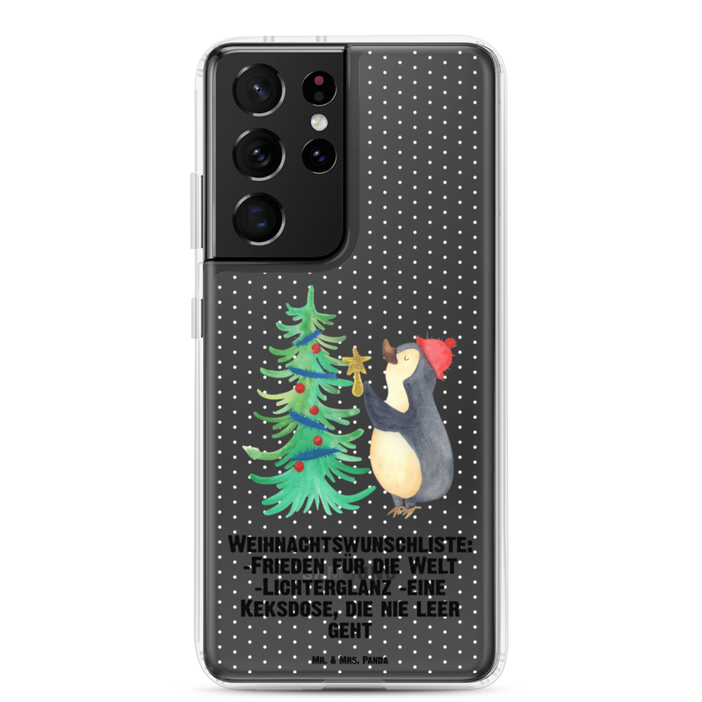 Handyhülle Pinguin Weihnachtsbaum Handyhülle, Handycover, Transparente Handyhülle, Flexible Handyhülle, Handyschutz, Transparent, Durchsichtig, Schutzhülle für Handy, Stilvolle Handyhülle, Robuste Handyhülle, Schutz vor Kratzern, Schützende Handyhülle, Winter, Weihnachten, Weihnachtsdeko, Nikolaus, Advent, Heiligabend, Wintermotiv, Pinguin