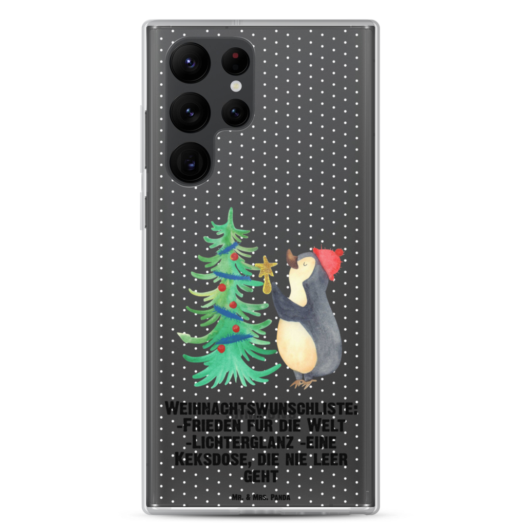Handyhülle Pinguin Weihnachtsbaum Handyhülle, Handycover, Transparente Handyhülle, Flexible Handyhülle, Handyschutz, Transparent, Durchsichtig, Schutzhülle für Handy, Stilvolle Handyhülle, Robuste Handyhülle, Schutz vor Kratzern, Schützende Handyhülle, Winter, Weihnachten, Weihnachtsdeko, Nikolaus, Advent, Heiligabend, Wintermotiv, Pinguin
