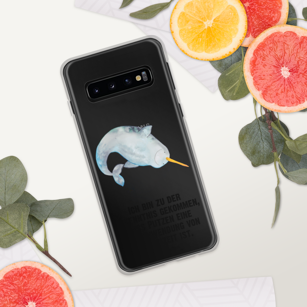 Handyhülle Narwal Handyhülle, Handycover, Transparente Handyhülle, Flexible Handyhülle, Handyschutz, Transparent, Durchsichtig, Schutzhülle für Handy, Stilvolle Handyhülle, Robuste Handyhülle, Schutz vor Kratzern, Schützende Handyhülle, Meerestiere, Meer, Urlaub, Narwal, Wal, Putzen, Hausfrau, Junggesellin, aufräumen, Kinderzimmer