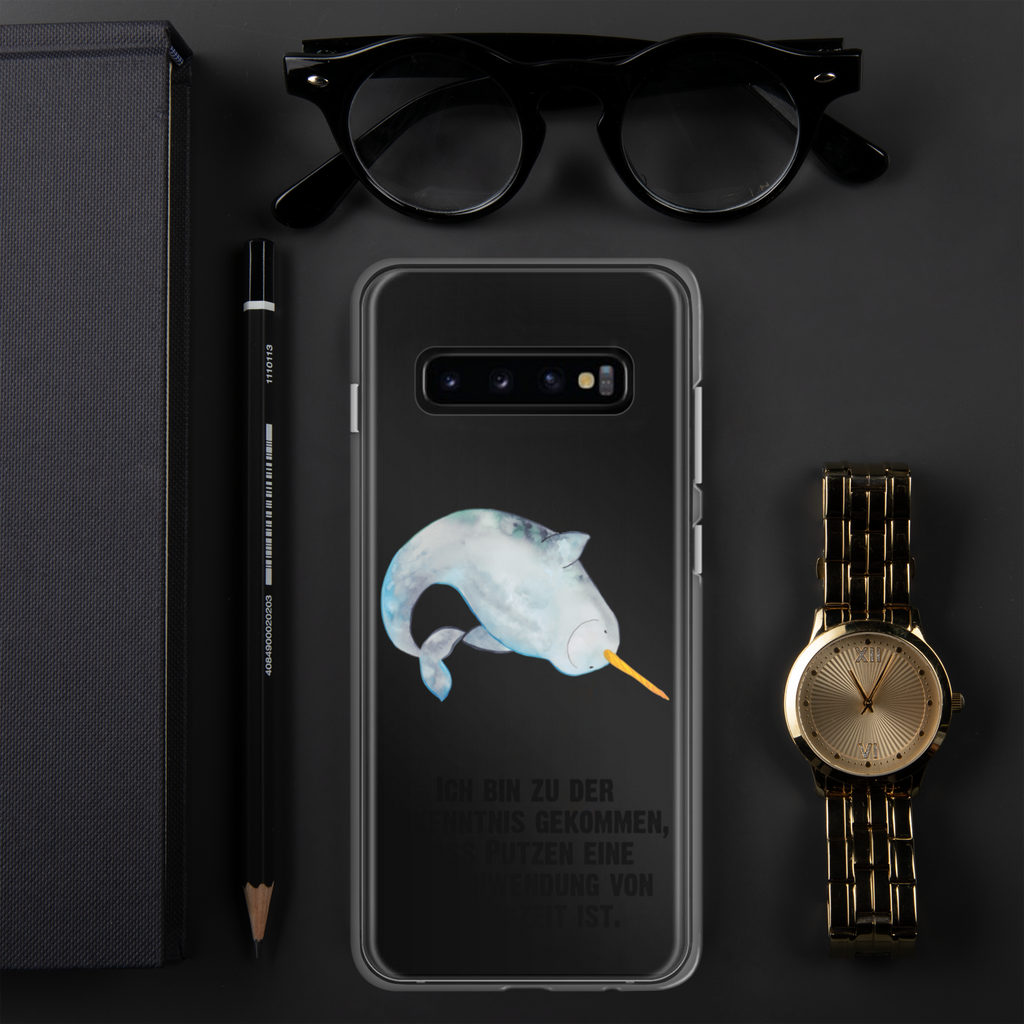 Handyhülle Narwal Handyhülle, Handycover, Transparente Handyhülle, Flexible Handyhülle, Handyschutz, Transparent, Durchsichtig, Schutzhülle für Handy, Stilvolle Handyhülle, Robuste Handyhülle, Schutz vor Kratzern, Schützende Handyhülle, Meerestiere, Meer, Urlaub, Narwal, Wal, Putzen, Hausfrau, Junggesellin, aufräumen, Kinderzimmer