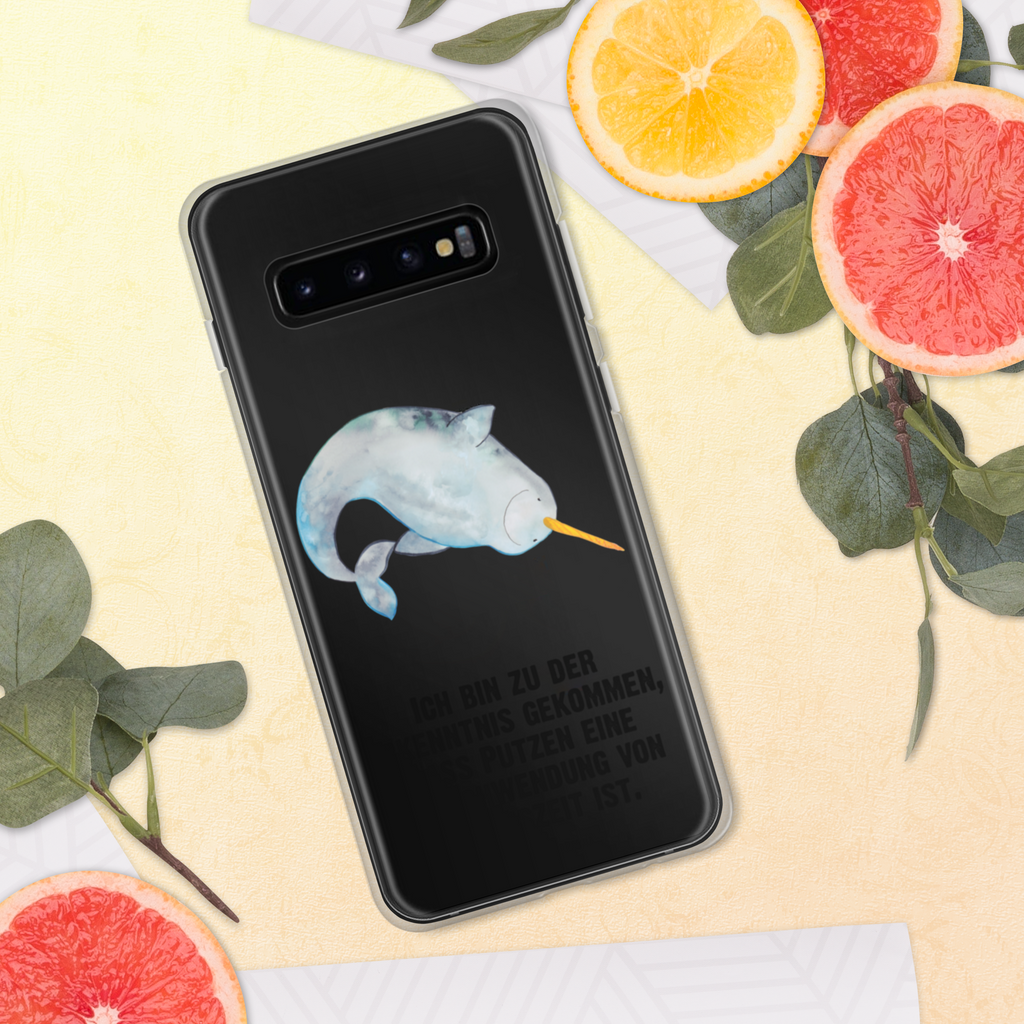 Handyhülle Narwal Handyhülle, Handycover, Transparente Handyhülle, Flexible Handyhülle, Handyschutz, Transparent, Durchsichtig, Schutzhülle für Handy, Stilvolle Handyhülle, Robuste Handyhülle, Schutz vor Kratzern, Schützende Handyhülle, Meerestiere, Meer, Urlaub, Narwal, Wal, Putzen, Hausfrau, Junggesellin, aufräumen, Kinderzimmer