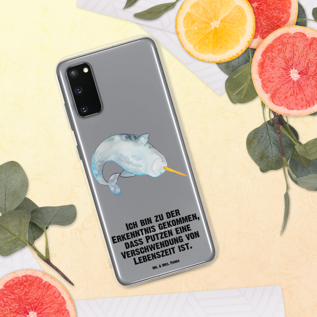 Handyhülle Narwal Handyhülle, Handycover, Transparente Handyhülle, Flexible Handyhülle, Handyschutz, Transparent, Durchsichtig, Schutzhülle für Handy, Stilvolle Handyhülle, Robuste Handyhülle, Schutz vor Kratzern, Schützende Handyhülle, Meerestiere, Meer, Urlaub, Narwal, Wal, Putzen, Hausfrau, Junggesellin, aufräumen, Kinderzimmer