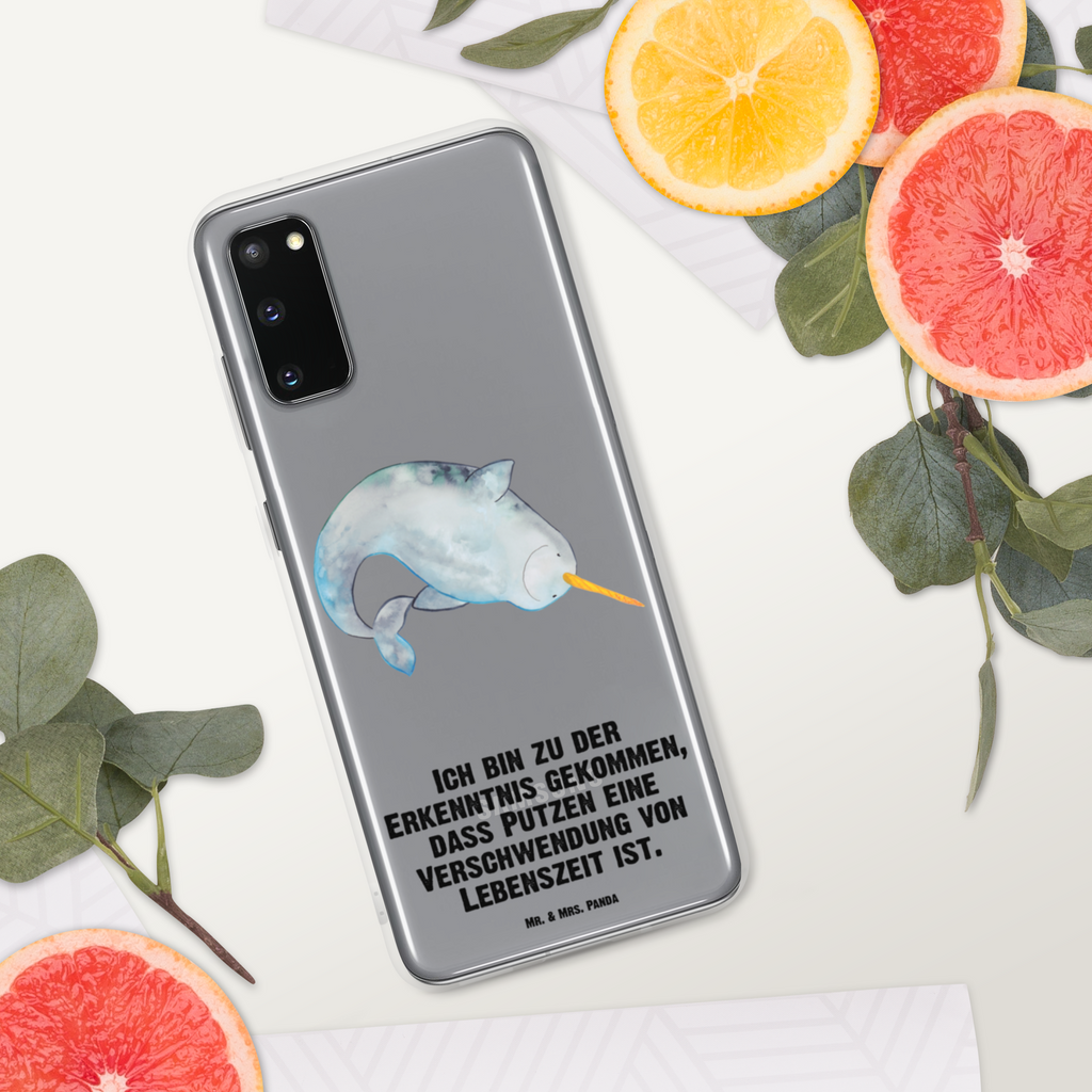 Handyhülle Narwal Handyhülle, Handycover, Transparente Handyhülle, Flexible Handyhülle, Handyschutz, Transparent, Durchsichtig, Schutzhülle für Handy, Stilvolle Handyhülle, Robuste Handyhülle, Schutz vor Kratzern, Schützende Handyhülle, Meerestiere, Meer, Urlaub, Narwal, Wal, Putzen, Hausfrau, Junggesellin, aufräumen, Kinderzimmer