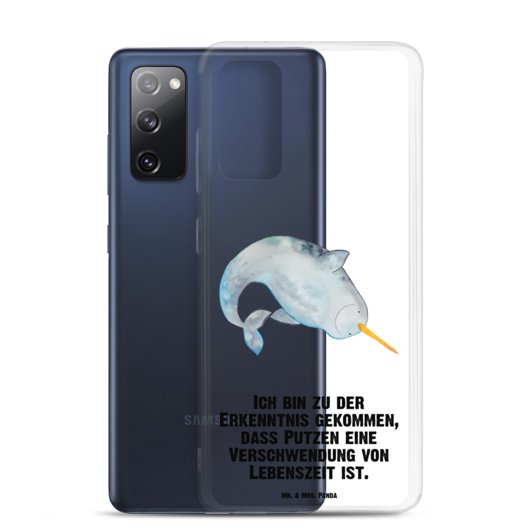 Handyhülle Narwal Handyhülle, Handycover, Transparente Handyhülle, Flexible Handyhülle, Handyschutz, Transparent, Durchsichtig, Schutzhülle für Handy, Stilvolle Handyhülle, Robuste Handyhülle, Schutz vor Kratzern, Schützende Handyhülle, Meerestiere, Meer, Urlaub, Narwal, Wal, Putzen, Hausfrau, Junggesellin, aufräumen, Kinderzimmer