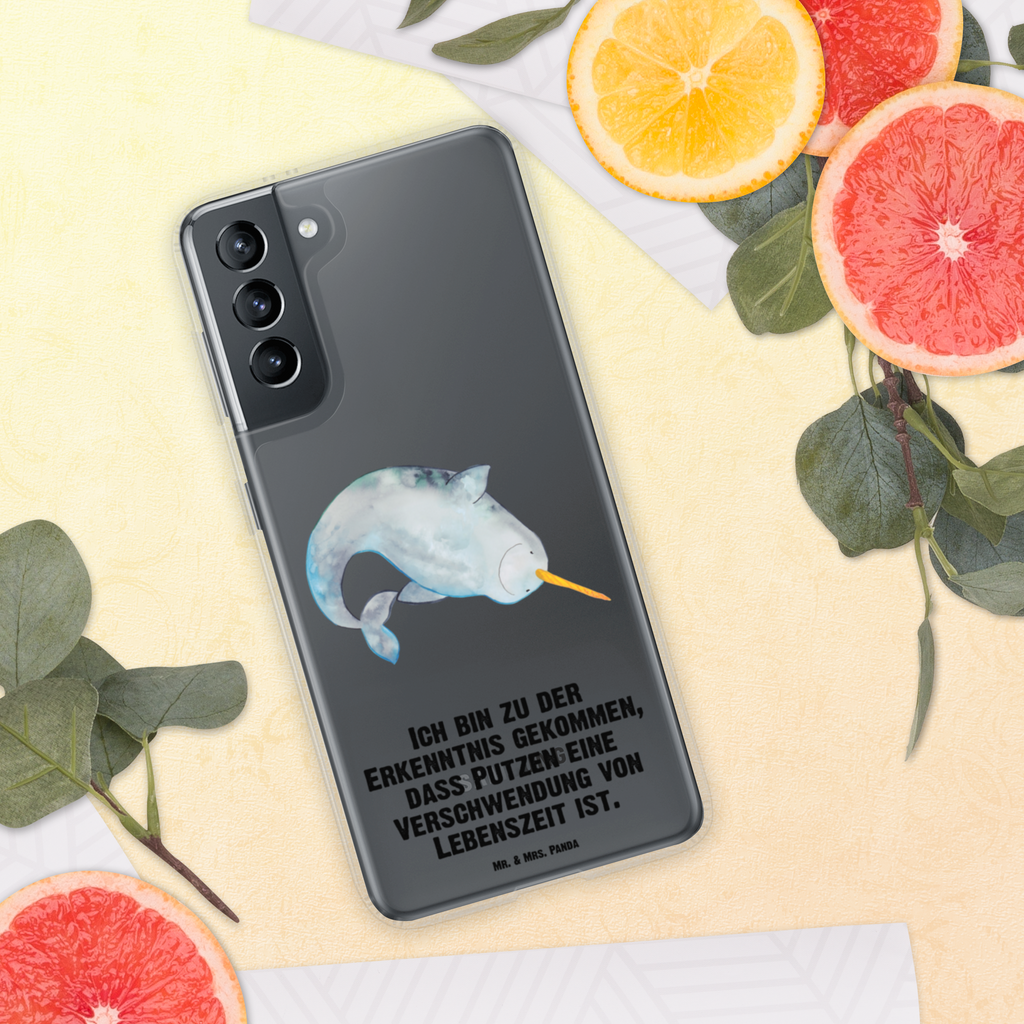 Handyhülle Narwal Handyhülle, Handycover, Transparente Handyhülle, Flexible Handyhülle, Handyschutz, Transparent, Durchsichtig, Schutzhülle für Handy, Stilvolle Handyhülle, Robuste Handyhülle, Schutz vor Kratzern, Schützende Handyhülle, Meerestiere, Meer, Urlaub, Narwal, Wal, Putzen, Hausfrau, Junggesellin, aufräumen, Kinderzimmer