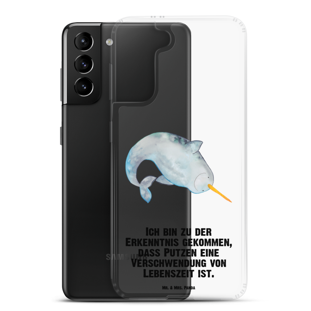 Handyhülle Narwal Handyhülle, Handycover, Transparente Handyhülle, Flexible Handyhülle, Handyschutz, Transparent, Durchsichtig, Schutzhülle für Handy, Stilvolle Handyhülle, Robuste Handyhülle, Schutz vor Kratzern, Schützende Handyhülle, Meerestiere, Meer, Urlaub, Narwal, Wal, Putzen, Hausfrau, Junggesellin, aufräumen, Kinderzimmer