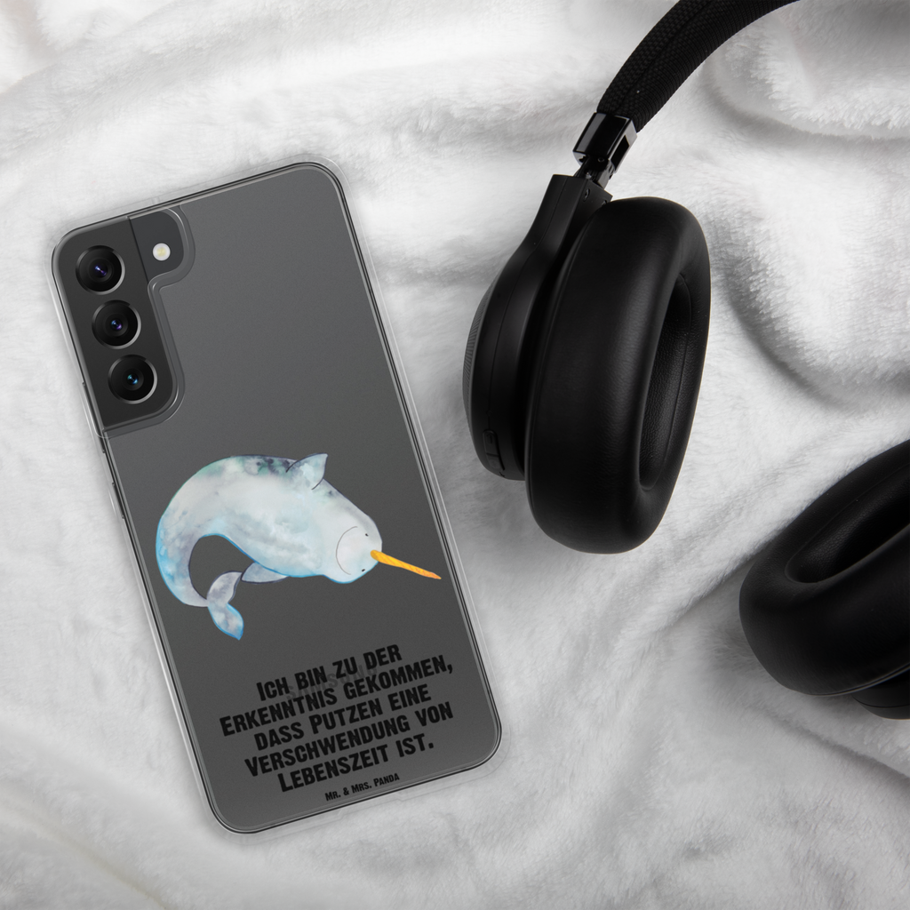 Handyhülle Narwal Handyhülle, Handycover, Transparente Handyhülle, Flexible Handyhülle, Handyschutz, Transparent, Durchsichtig, Schutzhülle für Handy, Stilvolle Handyhülle, Robuste Handyhülle, Schutz vor Kratzern, Schützende Handyhülle, Meerestiere, Meer, Urlaub, Narwal, Wal, Putzen, Hausfrau, Junggesellin, aufräumen, Kinderzimmer