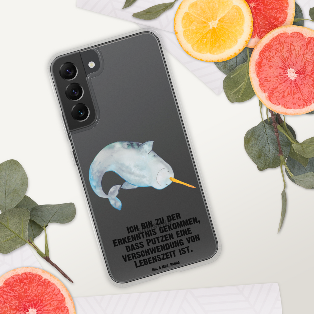 Handyhülle Narwal Handyhülle, Handycover, Transparente Handyhülle, Flexible Handyhülle, Handyschutz, Transparent, Durchsichtig, Schutzhülle für Handy, Stilvolle Handyhülle, Robuste Handyhülle, Schutz vor Kratzern, Schützende Handyhülle, Meerestiere, Meer, Urlaub, Narwal, Wal, Putzen, Hausfrau, Junggesellin, aufräumen, Kinderzimmer