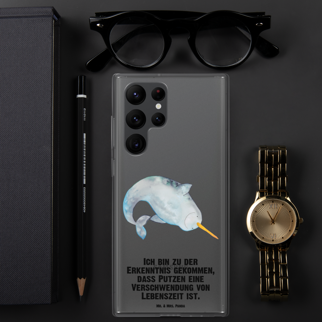 Handyhülle Narwal Handyhülle, Handycover, Transparente Handyhülle, Flexible Handyhülle, Handyschutz, Transparent, Durchsichtig, Schutzhülle für Handy, Stilvolle Handyhülle, Robuste Handyhülle, Schutz vor Kratzern, Schützende Handyhülle, Meerestiere, Meer, Urlaub, Narwal, Wal, Putzen, Hausfrau, Junggesellin, aufräumen, Kinderzimmer