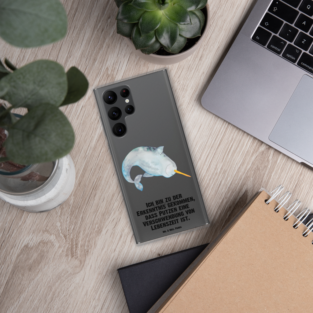Handyhülle Narwal Handyhülle, Handycover, Transparente Handyhülle, Flexible Handyhülle, Handyschutz, Transparent, Durchsichtig, Schutzhülle für Handy, Stilvolle Handyhülle, Robuste Handyhülle, Schutz vor Kratzern, Schützende Handyhülle, Meerestiere, Meer, Urlaub, Narwal, Wal, Putzen, Hausfrau, Junggesellin, aufräumen, Kinderzimmer
