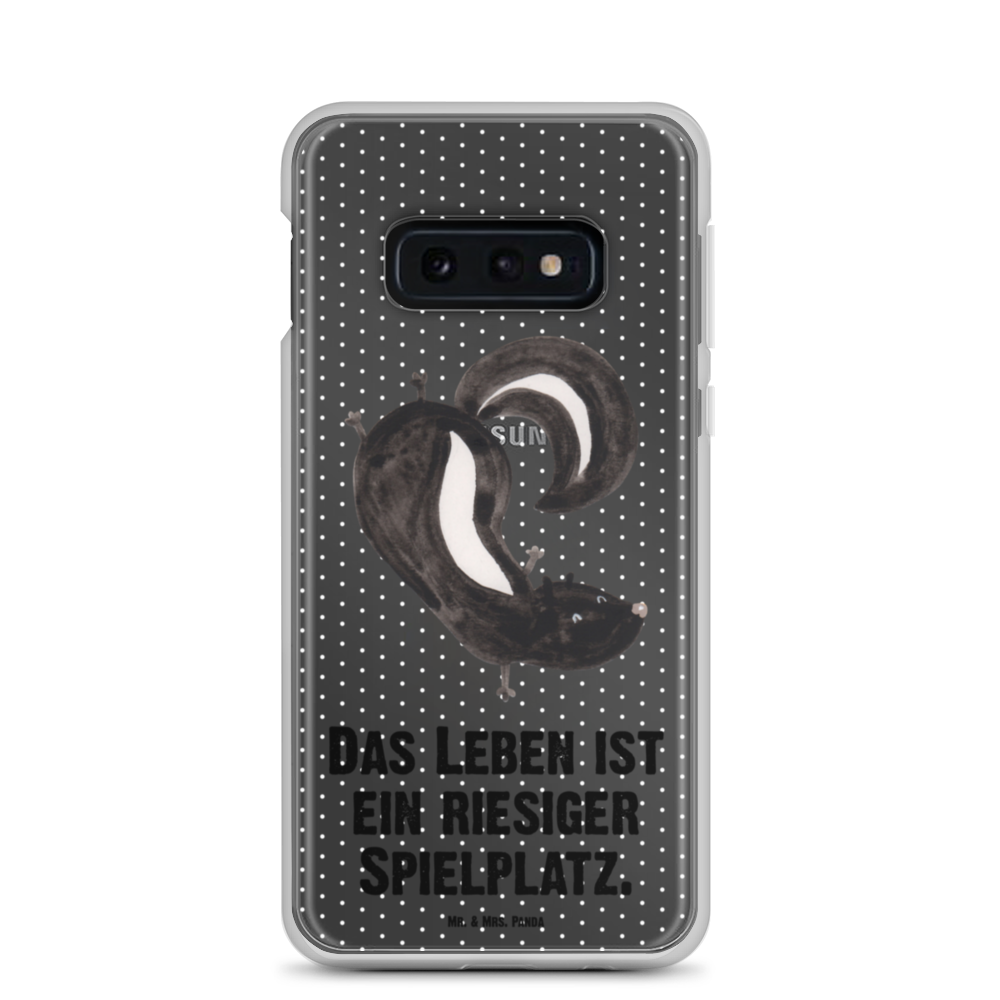 Handyhülle Stinktier Handstand Handyhülle, Handycover, Transparente Handyhülle, Flexible Handyhülle, Handyschutz, Transparent, Durchsichtig, Schutzhülle für Handy, Stilvolle Handyhülle, Robuste Handyhülle, Schutz vor Kratzern, Schützende Handyhülle, Stinktier, Skunk, Wildtier, Raubtier, Stinker, Stinki, Spielplatz, verpielt, Kind