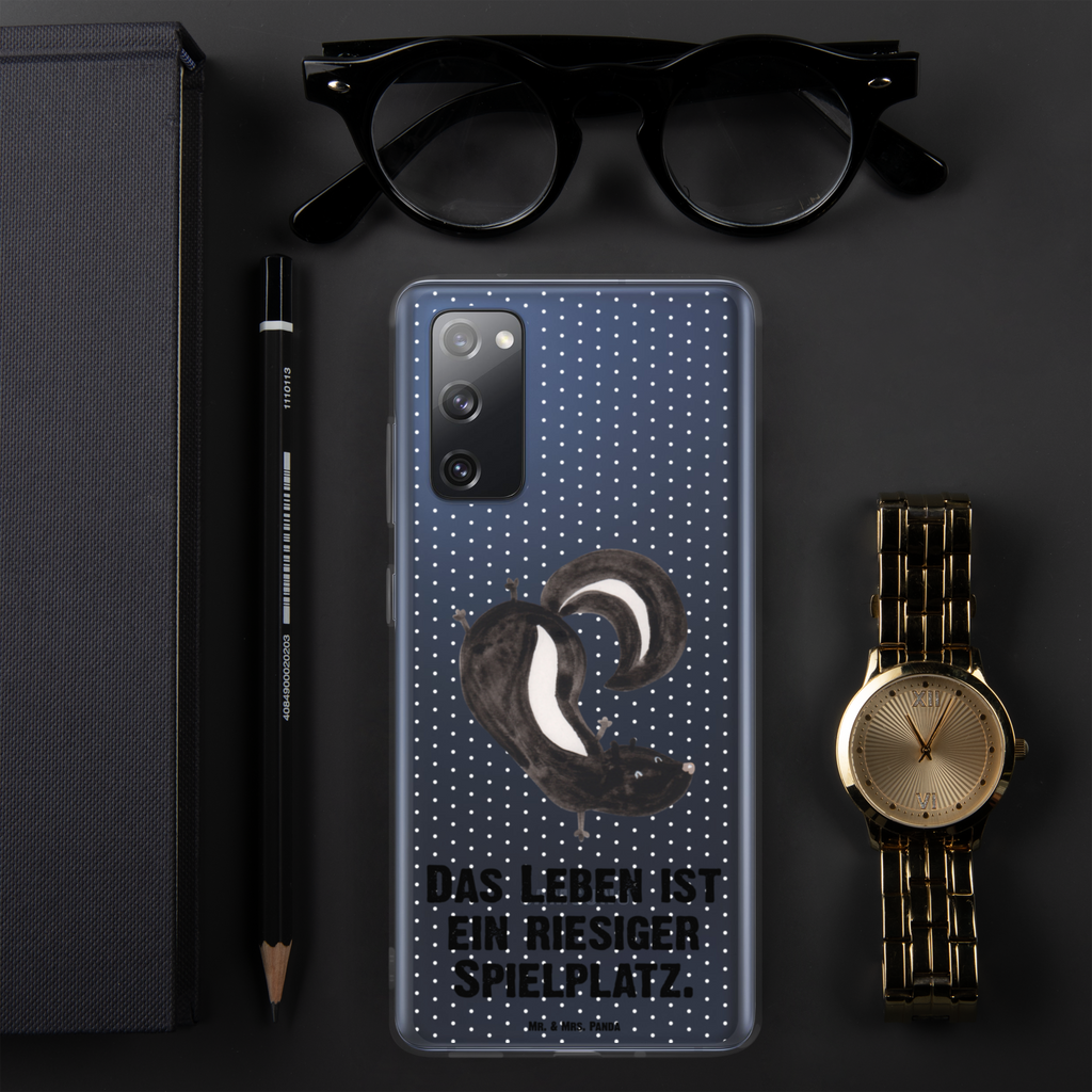 Handyhülle Stinktier Handstand Handyhülle, Handycover, Transparente Handyhülle, Flexible Handyhülle, Handyschutz, Transparent, Durchsichtig, Schutzhülle für Handy, Stilvolle Handyhülle, Robuste Handyhülle, Schutz vor Kratzern, Schützende Handyhülle, Stinktier, Skunk, Wildtier, Raubtier, Stinker, Stinki, Spielplatz, verpielt, Kind