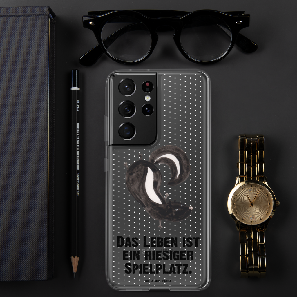 Handyhülle Stinktier Handstand Handyhülle, Handycover, Transparente Handyhülle, Flexible Handyhülle, Handyschutz, Transparent, Durchsichtig, Schutzhülle für Handy, Stilvolle Handyhülle, Robuste Handyhülle, Schutz vor Kratzern, Schützende Handyhülle, Stinktier, Skunk, Wildtier, Raubtier, Stinker, Stinki, Spielplatz, verpielt, Kind