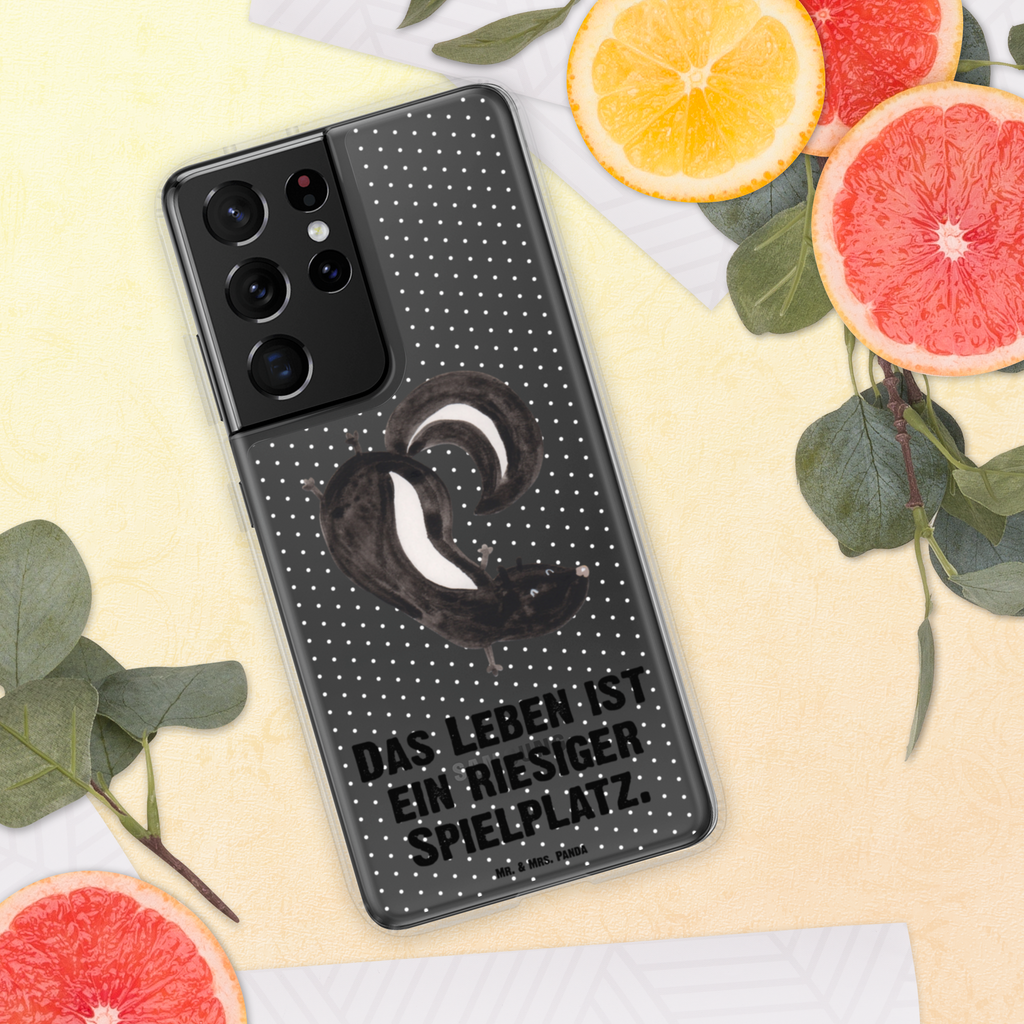 Handyhülle Stinktier Handstand Handyhülle, Handycover, Transparente Handyhülle, Flexible Handyhülle, Handyschutz, Transparent, Durchsichtig, Schutzhülle für Handy, Stilvolle Handyhülle, Robuste Handyhülle, Schutz vor Kratzern, Schützende Handyhülle, Stinktier, Skunk, Wildtier, Raubtier, Stinker, Stinki, Spielplatz, verpielt, Kind