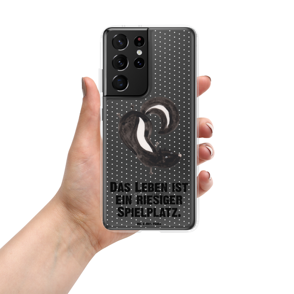 Handyhülle Stinktier Handstand Handyhülle, Handycover, Transparente Handyhülle, Flexible Handyhülle, Handyschutz, Transparent, Durchsichtig, Schutzhülle für Handy, Stilvolle Handyhülle, Robuste Handyhülle, Schutz vor Kratzern, Schützende Handyhülle, Stinktier, Skunk, Wildtier, Raubtier, Stinker, Stinki, Spielplatz, verpielt, Kind