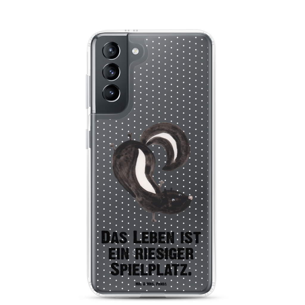 Handyhülle Stinktier Handstand Handyhülle, Handycover, Transparente Handyhülle, Flexible Handyhülle, Handyschutz, Transparent, Durchsichtig, Schutzhülle für Handy, Stilvolle Handyhülle, Robuste Handyhülle, Schutz vor Kratzern, Schützende Handyhülle, Stinktier, Skunk, Wildtier, Raubtier, Stinker, Stinki, Spielplatz, verpielt, Kind