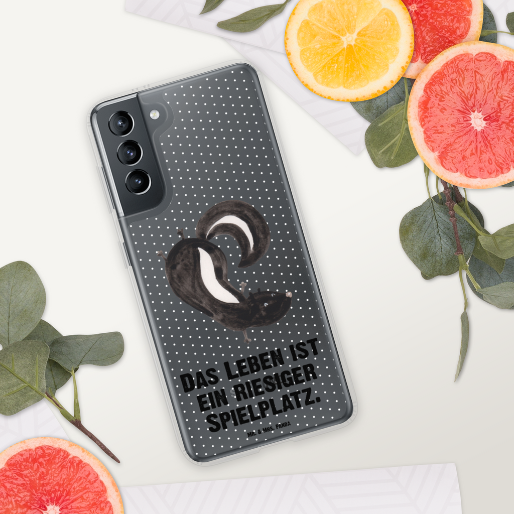 Handyhülle Stinktier Handstand Handyhülle, Handycover, Transparente Handyhülle, Flexible Handyhülle, Handyschutz, Transparent, Durchsichtig, Schutzhülle für Handy, Stilvolle Handyhülle, Robuste Handyhülle, Schutz vor Kratzern, Schützende Handyhülle, Stinktier, Skunk, Wildtier, Raubtier, Stinker, Stinki, Spielplatz, verpielt, Kind