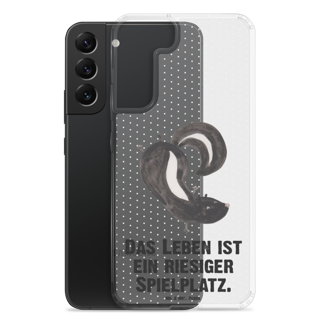 Handyhülle Stinktier Handstand Handyhülle, Handycover, Transparente Handyhülle, Flexible Handyhülle, Handyschutz, Transparent, Durchsichtig, Schutzhülle für Handy, Stilvolle Handyhülle, Robuste Handyhülle, Schutz vor Kratzern, Schützende Handyhülle, Stinktier, Skunk, Wildtier, Raubtier, Stinker, Stinki, Spielplatz, verpielt, Kind