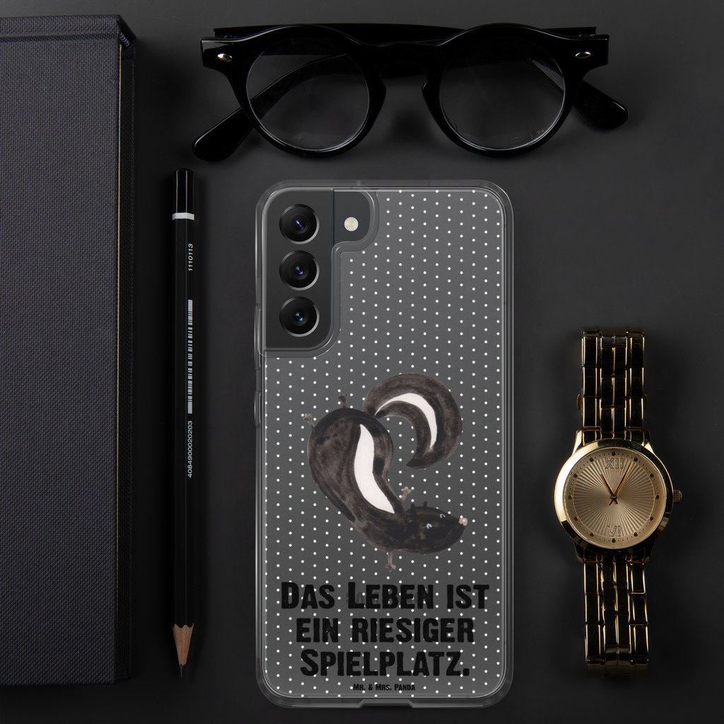 Handyhülle Stinktier Handstand Handyhülle, Handycover, Transparente Handyhülle, Flexible Handyhülle, Handyschutz, Transparent, Durchsichtig, Schutzhülle für Handy, Stilvolle Handyhülle, Robuste Handyhülle, Schutz vor Kratzern, Schützende Handyhülle, Stinktier, Skunk, Wildtier, Raubtier, Stinker, Stinki, Spielplatz, verpielt, Kind