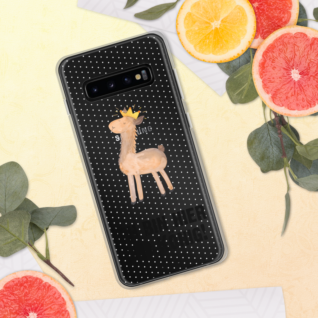 Handyhülle Lama König Handyhülle, Handycover, Transparente Handyhülle, Flexible Handyhülle, Handyschutz, Transparent, Durchsichtig, Schutzhülle für Handy, Stilvolle Handyhülle, Robuste Handyhülle, Schutz vor Kratzern, Schützende Handyhülle, Lama, Alpaka, Lamas, König, Königin, Freundin, Mama, Papa, Büro Kollege, Kollegin, Chef, Vorgesetzter, Abi, Abitur