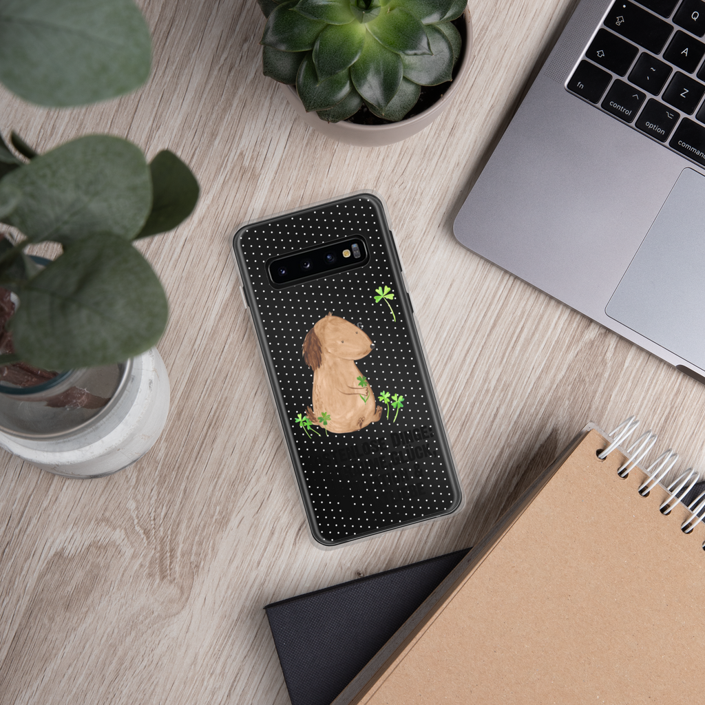 Handyhülle Hund Kleeblatt Handyhülle, Handycover, Transparente Handyhülle, Flexible Handyhülle, Handyschutz, Transparent, Durchsichtig, Schutzhülle für Handy, Stilvolle Handyhülle, Robuste Handyhülle, Schutz vor Kratzern, Schützende Handyhülle, Hund, Hundemotiv, Haustier, Hunderasse, Tierliebhaber, Hundebesitzer, Sprüche, Kleeblatt, Glück, Tagträume, Motivation, Neuanfang, Geschenk, Glücksbringer, Selbstliebe, Achtsamkeit