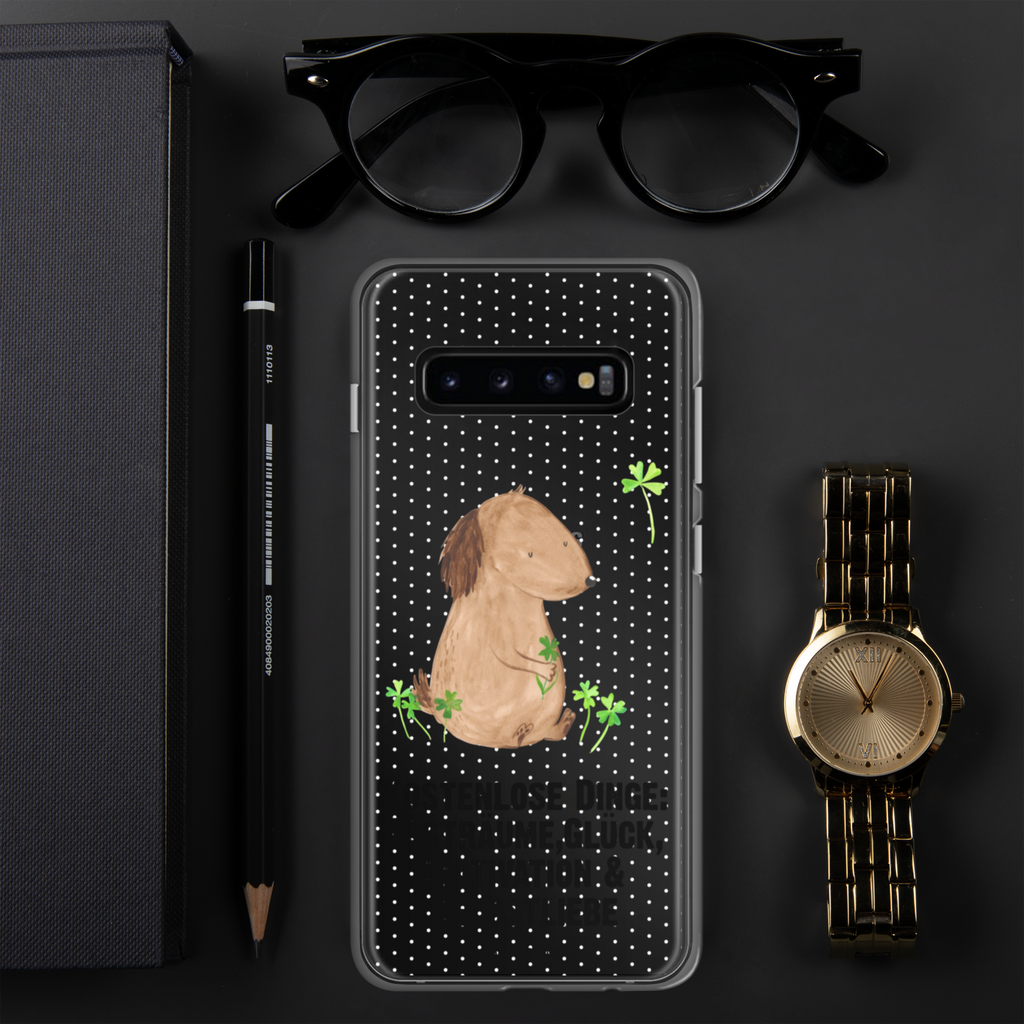 Handyhülle Hund Kleeblatt Handyhülle, Handycover, Transparente Handyhülle, Flexible Handyhülle, Handyschutz, Transparent, Durchsichtig, Schutzhülle für Handy, Stilvolle Handyhülle, Robuste Handyhülle, Schutz vor Kratzern, Schützende Handyhülle, Hund, Hundemotiv, Haustier, Hunderasse, Tierliebhaber, Hundebesitzer, Sprüche, Kleeblatt, Glück, Tagträume, Motivation, Neuanfang, Geschenk, Glücksbringer, Selbstliebe, Achtsamkeit