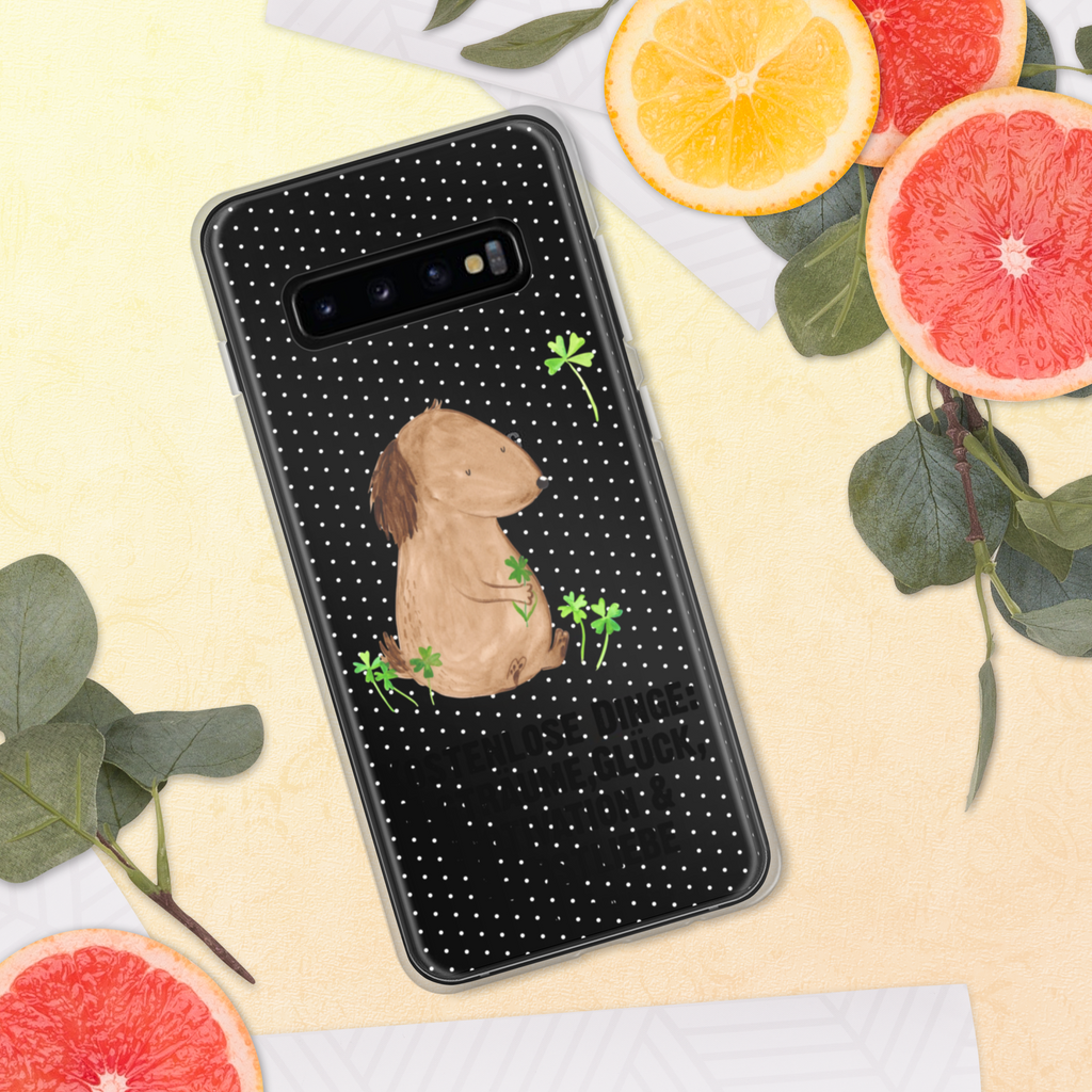 Handyhülle Hund Kleeblatt Handyhülle, Handycover, Transparente Handyhülle, Flexible Handyhülle, Handyschutz, Transparent, Durchsichtig, Schutzhülle für Handy, Stilvolle Handyhülle, Robuste Handyhülle, Schutz vor Kratzern, Schützende Handyhülle, Hund, Hundemotiv, Haustier, Hunderasse, Tierliebhaber, Hundebesitzer, Sprüche, Kleeblatt, Glück, Tagträume, Motivation, Neuanfang, Geschenk, Glücksbringer, Selbstliebe, Achtsamkeit
