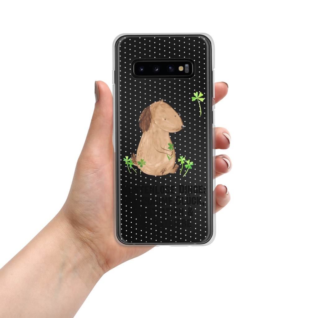 Handyhülle Hund Kleeblatt Handyhülle, Handycover, Transparente Handyhülle, Flexible Handyhülle, Handyschutz, Transparent, Durchsichtig, Schutzhülle für Handy, Stilvolle Handyhülle, Robuste Handyhülle, Schutz vor Kratzern, Schützende Handyhülle, Hund, Hundemotiv, Haustier, Hunderasse, Tierliebhaber, Hundebesitzer, Sprüche, Kleeblatt, Glück, Tagträume, Motivation, Neuanfang, Geschenk, Glücksbringer, Selbstliebe, Achtsamkeit