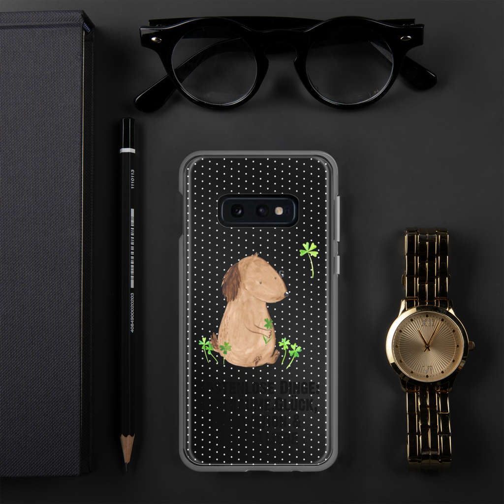 Handyhülle Hund Kleeblatt Handyhülle, Handycover, Transparente Handyhülle, Flexible Handyhülle, Handyschutz, Transparent, Durchsichtig, Schutzhülle für Handy, Stilvolle Handyhülle, Robuste Handyhülle, Schutz vor Kratzern, Schützende Handyhülle, Hund, Hundemotiv, Haustier, Hunderasse, Tierliebhaber, Hundebesitzer, Sprüche, Kleeblatt, Glück, Tagträume, Motivation, Neuanfang, Geschenk, Glücksbringer, Selbstliebe, Achtsamkeit