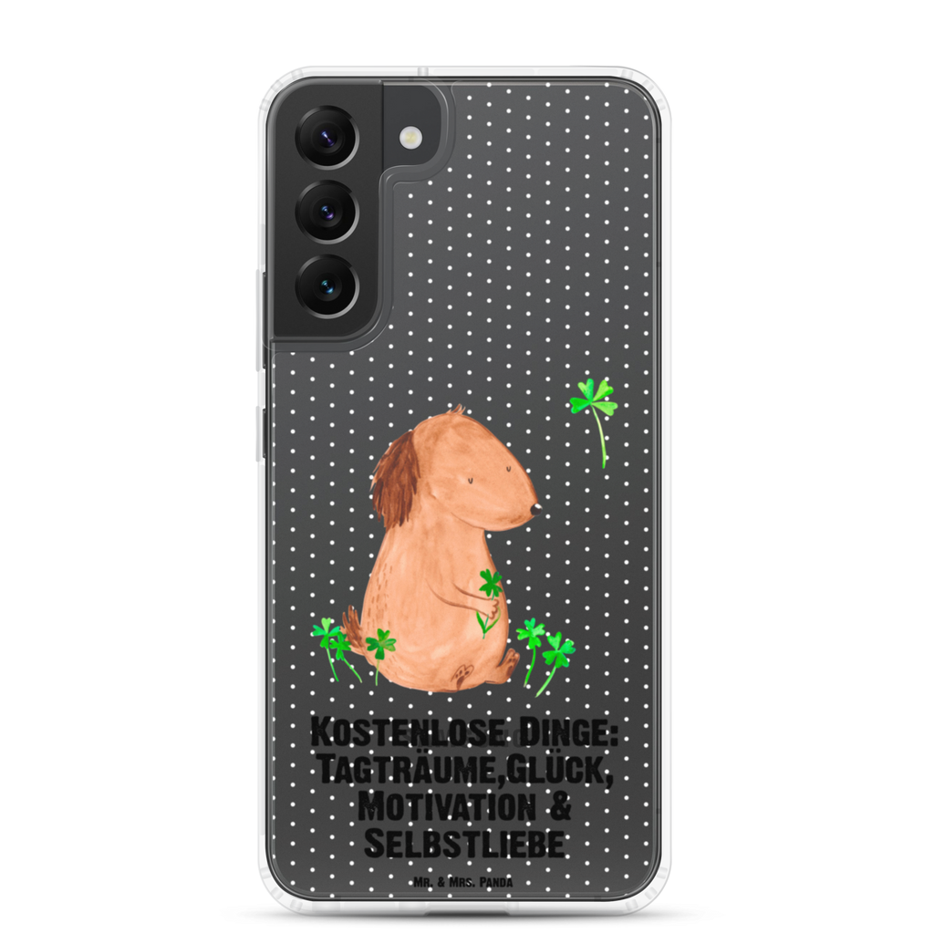 Handyhülle Hund Kleeblatt Handyhülle, Handycover, Transparente Handyhülle, Flexible Handyhülle, Handyschutz, Transparent, Durchsichtig, Schutzhülle für Handy, Stilvolle Handyhülle, Robuste Handyhülle, Schutz vor Kratzern, Schützende Handyhülle, Hund, Hundemotiv, Haustier, Hunderasse, Tierliebhaber, Hundebesitzer, Sprüche, Kleeblatt, Glück, Tagträume, Motivation, Neuanfang, Geschenk, Glücksbringer, Selbstliebe, Achtsamkeit
