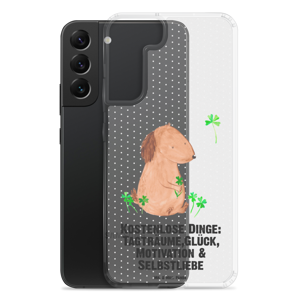 Handyhülle Hund Kleeblatt Handyhülle, Handycover, Transparente Handyhülle, Flexible Handyhülle, Handyschutz, Transparent, Durchsichtig, Schutzhülle für Handy, Stilvolle Handyhülle, Robuste Handyhülle, Schutz vor Kratzern, Schützende Handyhülle, Hund, Hundemotiv, Haustier, Hunderasse, Tierliebhaber, Hundebesitzer, Sprüche, Kleeblatt, Glück, Tagträume, Motivation, Neuanfang, Geschenk, Glücksbringer, Selbstliebe, Achtsamkeit