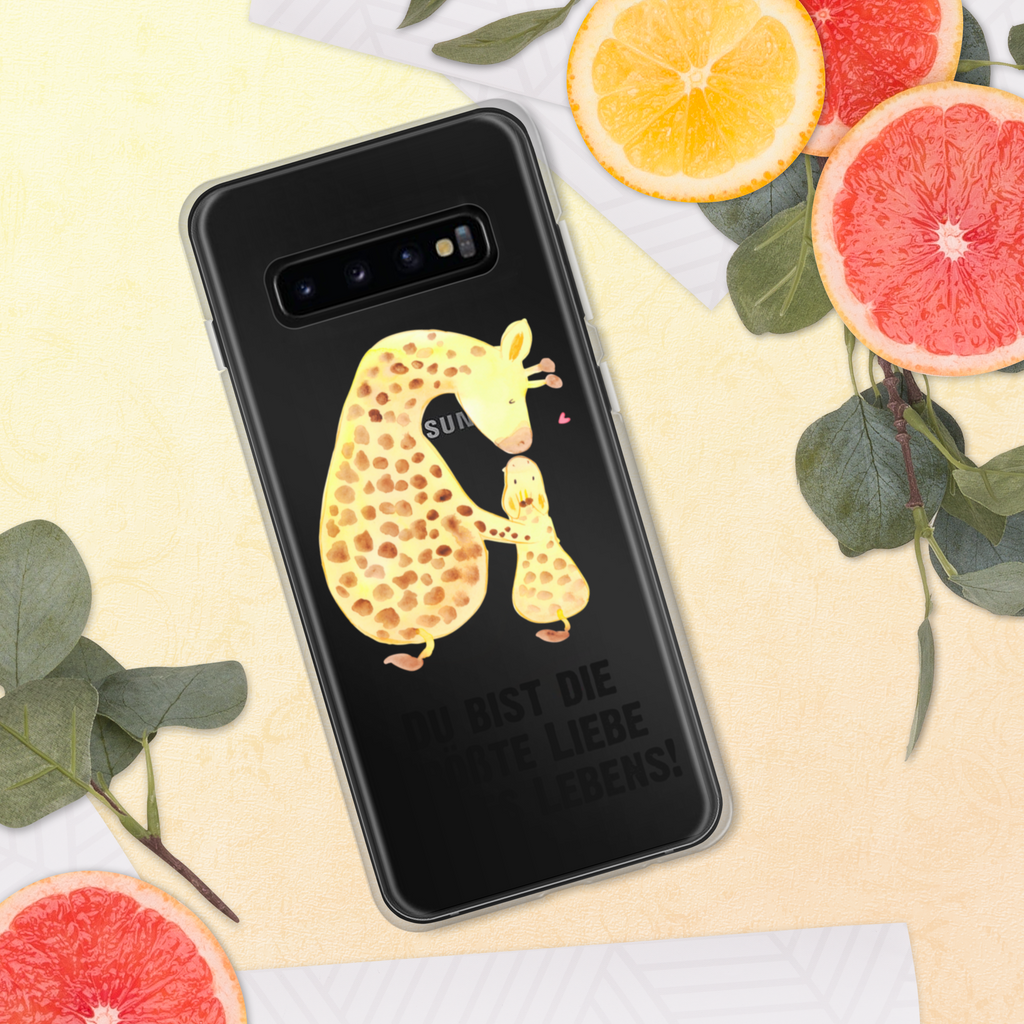 Handyhülle Giraffe mit Kind Giraffe, Kind, Mutter, Mama, Tochter, Sohn, Lieblingsmensch Handyhülle, Handycover, Transparente Handyhülle, Flexible Handyhülle, Handyschutz, Transparent, Durchsichtig, Schutzhülle für Handy, Stilvolle Handyhülle, Robuste Handyhülle, Schutz vor Kratzern, Schützende Handyhülle  Afrika, Wildtiere