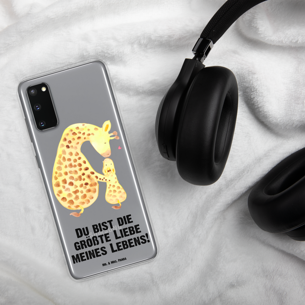 Handyhülle Giraffe mit Kind Giraffe, Kind, Mutter, Mama, Tochter, Sohn, Lieblingsmensch Handyhülle, Handycover, Transparente Handyhülle, Flexible Handyhülle, Handyschutz, Transparent, Durchsichtig, Schutzhülle für Handy, Stilvolle Handyhülle, Robuste Handyhülle, Schutz vor Kratzern, Schützende Handyhülle  Afrika, Wildtiere