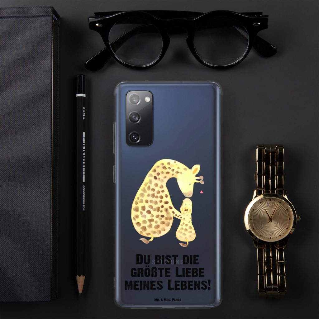 Handyhülle Giraffe mit Kind Giraffe, Kind, Mutter, Mama, Tochter, Sohn, Lieblingsmensch Handyhülle, Handycover, Transparente Handyhülle, Flexible Handyhülle, Handyschutz, Transparent, Durchsichtig, Schutzhülle für Handy, Stilvolle Handyhülle, Robuste Handyhülle, Schutz vor Kratzern, Schützende Handyhülle  Afrika, Wildtiere