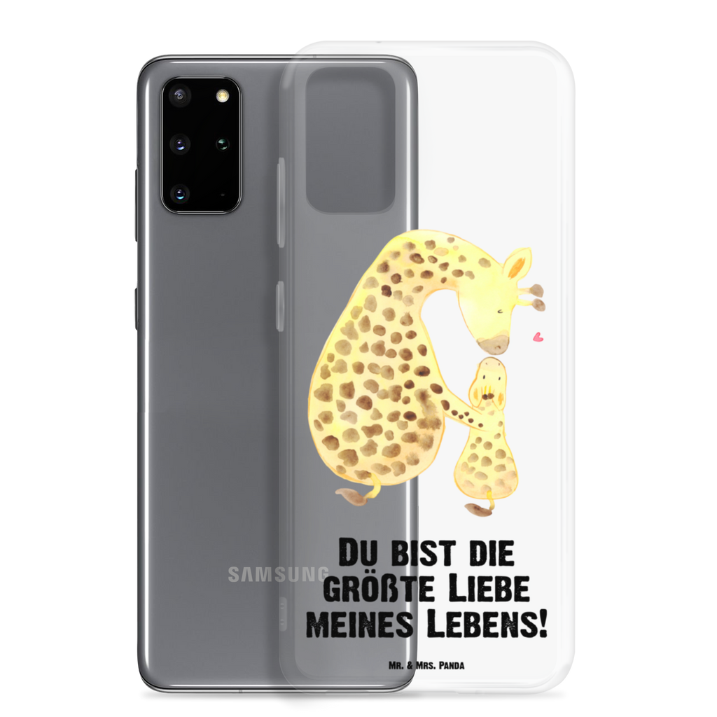 Handyhülle Giraffe mit Kind Giraffe, Kind, Mutter, Mama, Tochter, Sohn, Lieblingsmensch Handyhülle, Handycover, Transparente Handyhülle, Flexible Handyhülle, Handyschutz, Transparent, Durchsichtig, Schutzhülle für Handy, Stilvolle Handyhülle, Robuste Handyhülle, Schutz vor Kratzern, Schützende Handyhülle  Afrika, Wildtiere