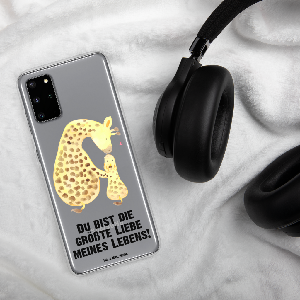 Handyhülle Giraffe mit Kind Giraffe, Kind, Mutter, Mama, Tochter, Sohn, Lieblingsmensch Handyhülle, Handycover, Transparente Handyhülle, Flexible Handyhülle, Handyschutz, Transparent, Durchsichtig, Schutzhülle für Handy, Stilvolle Handyhülle, Robuste Handyhülle, Schutz vor Kratzern, Schützende Handyhülle  Afrika, Wildtiere