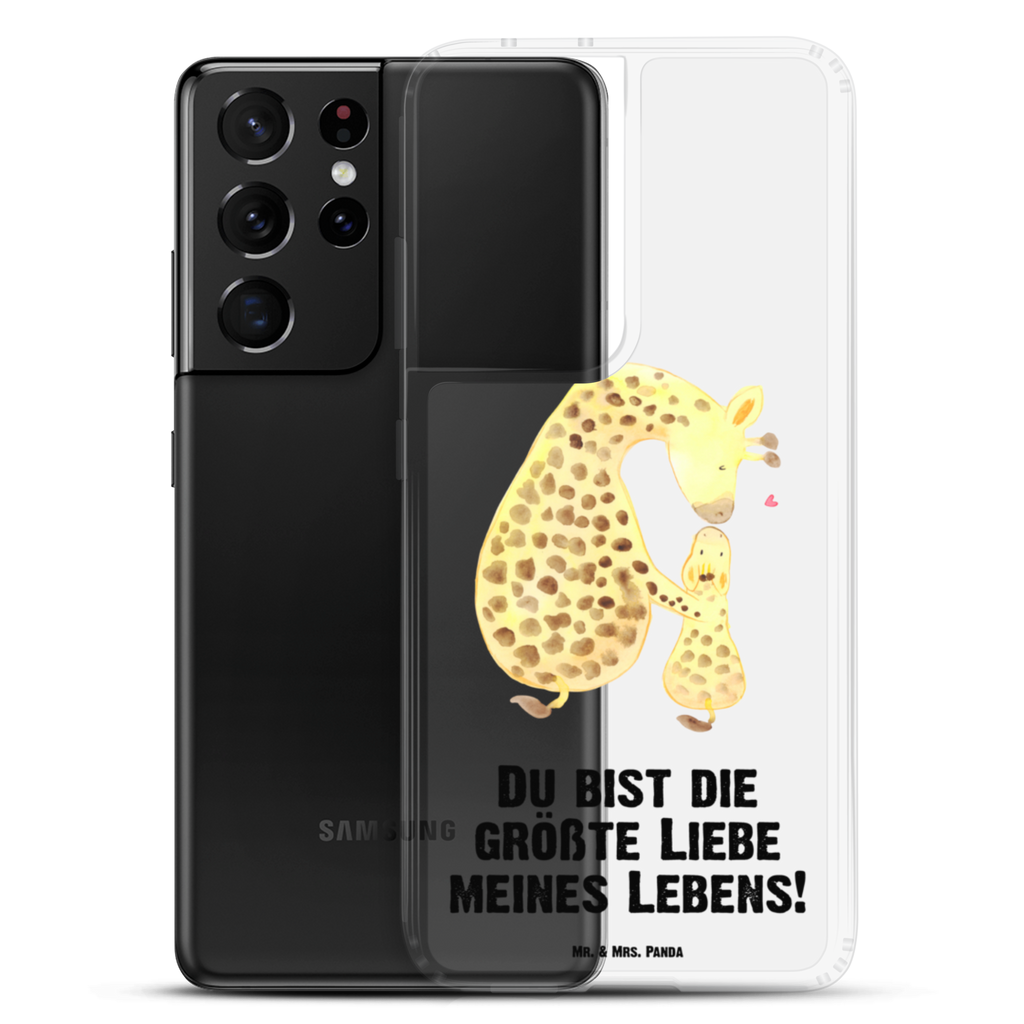 Handyhülle Giraffe mit Kind Giraffe, Kind, Mutter, Mama, Tochter, Sohn, Lieblingsmensch Handyhülle, Handycover, Transparente Handyhülle, Flexible Handyhülle, Handyschutz, Transparent, Durchsichtig, Schutzhülle für Handy, Stilvolle Handyhülle, Robuste Handyhülle, Schutz vor Kratzern, Schützende Handyhülle  Afrika, Wildtiere