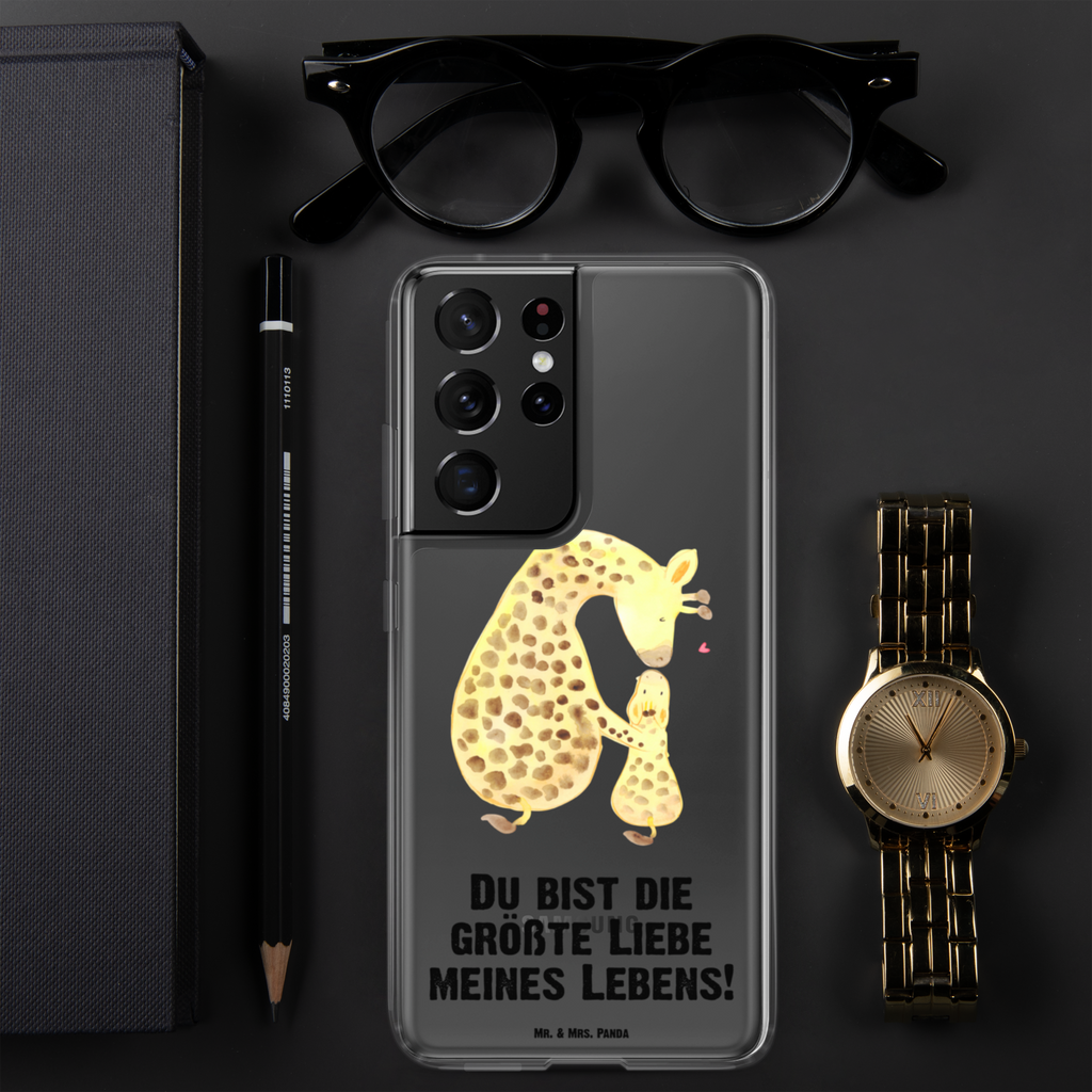 Handyhülle Giraffe mit Kind Giraffe, Kind, Mutter, Mama, Tochter, Sohn, Lieblingsmensch Handyhülle, Handycover, Transparente Handyhülle, Flexible Handyhülle, Handyschutz, Transparent, Durchsichtig, Schutzhülle für Handy, Stilvolle Handyhülle, Robuste Handyhülle, Schutz vor Kratzern, Schützende Handyhülle  Afrika, Wildtiere