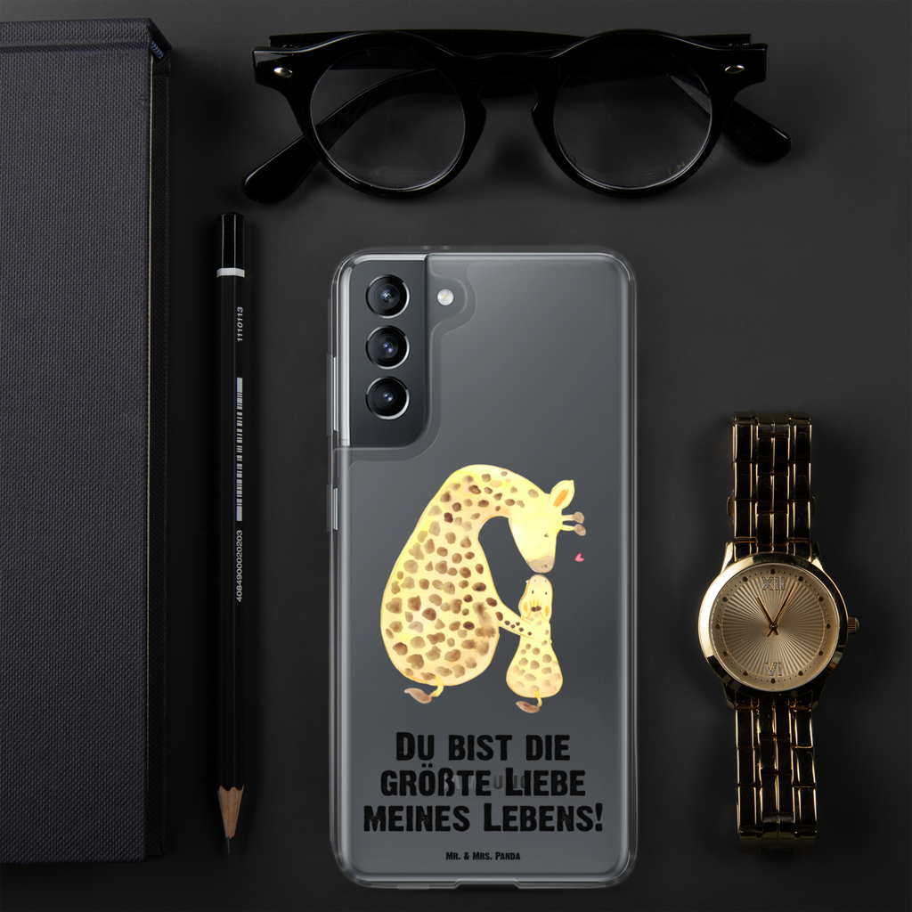 Handyhülle Giraffe mit Kind Giraffe, Kind, Mutter, Mama, Tochter, Sohn, Lieblingsmensch Handyhülle, Handycover, Transparente Handyhülle, Flexible Handyhülle, Handyschutz, Transparent, Durchsichtig, Schutzhülle für Handy, Stilvolle Handyhülle, Robuste Handyhülle, Schutz vor Kratzern, Schützende Handyhülle  Afrika, Wildtiere
