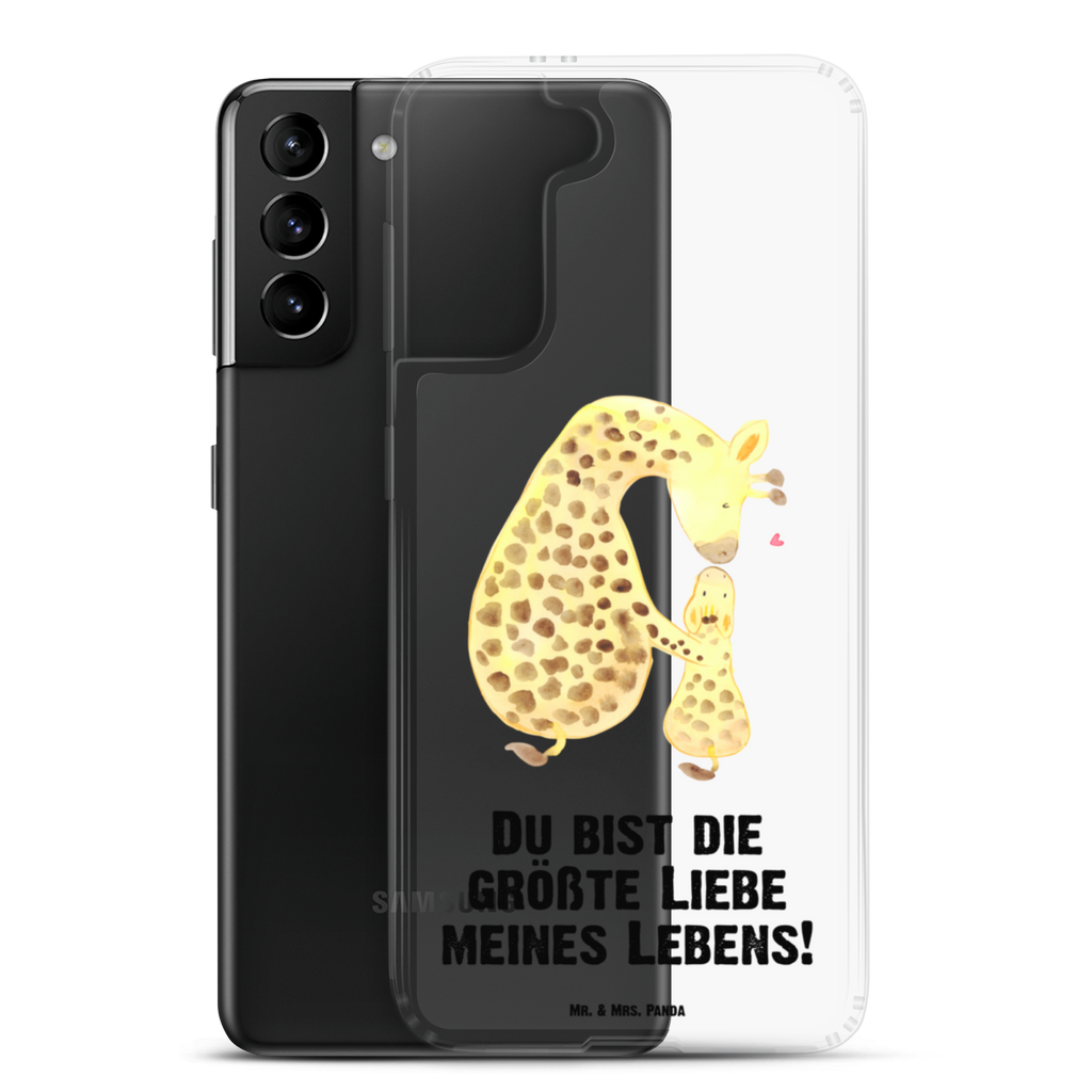 Handyhülle Giraffe mit Kind Giraffe, Kind, Mutter, Mama, Tochter, Sohn, Lieblingsmensch Handyhülle, Handycover, Transparente Handyhülle, Flexible Handyhülle, Handyschutz, Transparent, Durchsichtig, Schutzhülle für Handy, Stilvolle Handyhülle, Robuste Handyhülle, Schutz vor Kratzern, Schützende Handyhülle  Afrika, Wildtiere