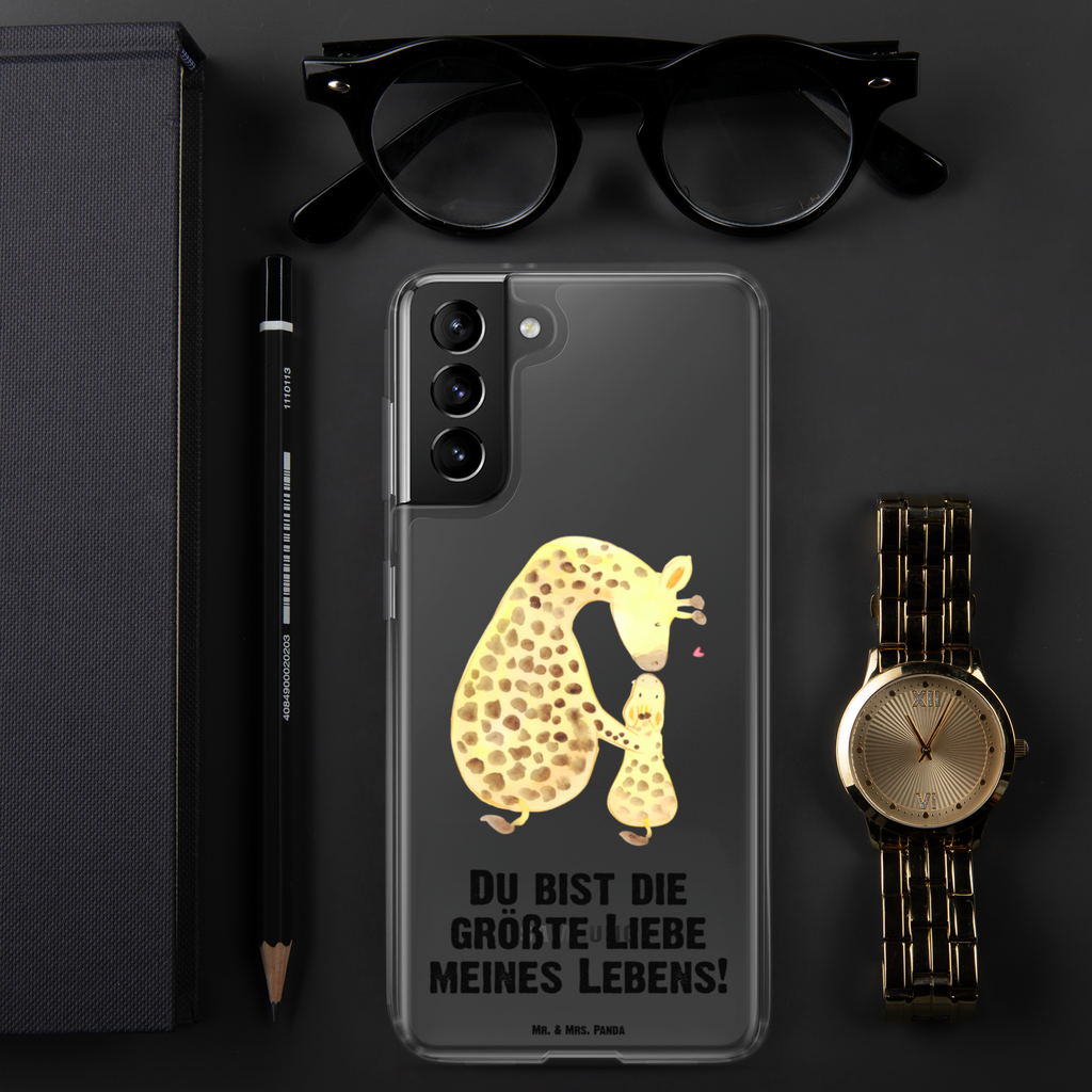 Handyhülle Giraffe mit Kind Giraffe, Kind, Mutter, Mama, Tochter, Sohn, Lieblingsmensch Handyhülle, Handycover, Transparente Handyhülle, Flexible Handyhülle, Handyschutz, Transparent, Durchsichtig, Schutzhülle für Handy, Stilvolle Handyhülle, Robuste Handyhülle, Schutz vor Kratzern, Schützende Handyhülle  Afrika, Wildtiere