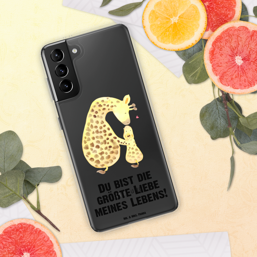 Handyhülle Giraffe mit Kind Giraffe, Kind, Mutter, Mama, Tochter, Sohn, Lieblingsmensch Handyhülle, Handycover, Transparente Handyhülle, Flexible Handyhülle, Handyschutz, Transparent, Durchsichtig, Schutzhülle für Handy, Stilvolle Handyhülle, Robuste Handyhülle, Schutz vor Kratzern, Schützende Handyhülle  Afrika, Wildtiere