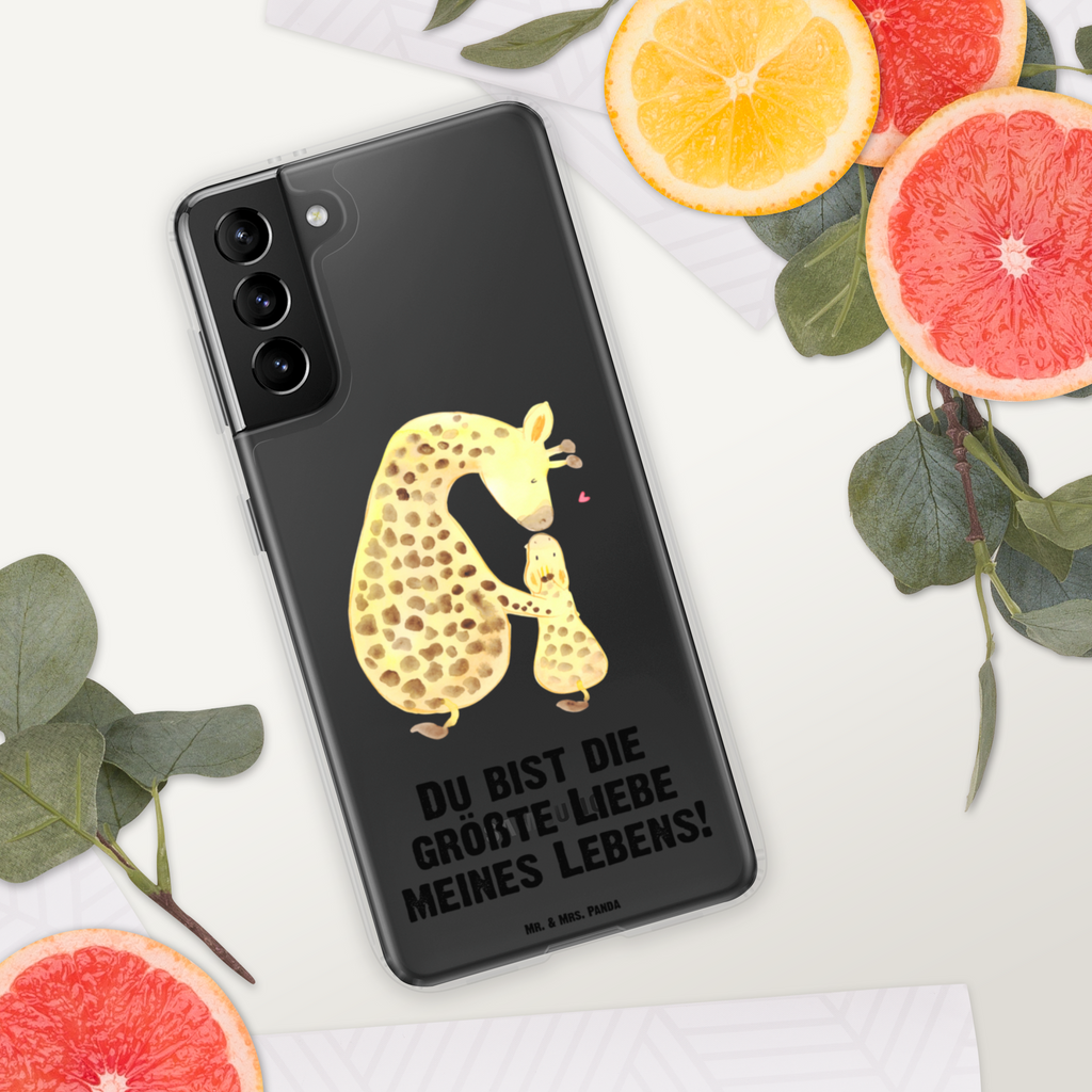 Handyhülle Giraffe mit Kind Giraffe, Kind, Mutter, Mama, Tochter, Sohn, Lieblingsmensch Handyhülle, Handycover, Transparente Handyhülle, Flexible Handyhülle, Handyschutz, Transparent, Durchsichtig, Schutzhülle für Handy, Stilvolle Handyhülle, Robuste Handyhülle, Schutz vor Kratzern, Schützende Handyhülle  Afrika, Wildtiere