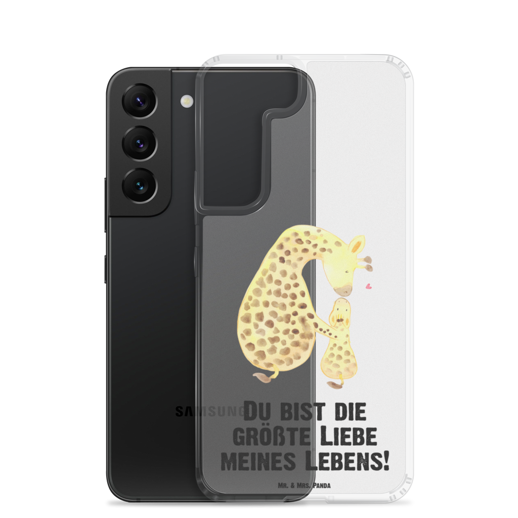 Handyhülle Giraffe mit Kind Giraffe, Kind, Mutter, Mama, Tochter, Sohn, Lieblingsmensch Handyhülle, Handycover, Transparente Handyhülle, Flexible Handyhülle, Handyschutz, Transparent, Durchsichtig, Schutzhülle für Handy, Stilvolle Handyhülle, Robuste Handyhülle, Schutz vor Kratzern, Schützende Handyhülle  Afrika, Wildtiere