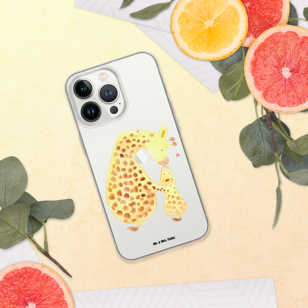 Handyhülle Giraffe mit Kind Giraffe, Kind, Mutter, Mama, Tochter, Sohn, Lieblingsmensch Handyhülle, Handycover, Transparente Handyhülle, Flexible Handyhülle, Handyschutz, Transparent, Durchsichtig, Schutzhülle für Handy, Stilvolle Handyhülle, Robuste Handyhülle, Schutz vor Kratzern, Schützende Handyhülle  Afrika, Wildtiere